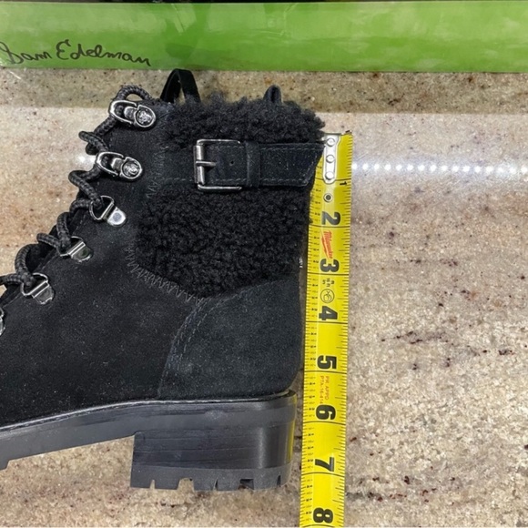 SAM EDELMAN TENLEE Suede Boot in Black - Picture 10 of 11